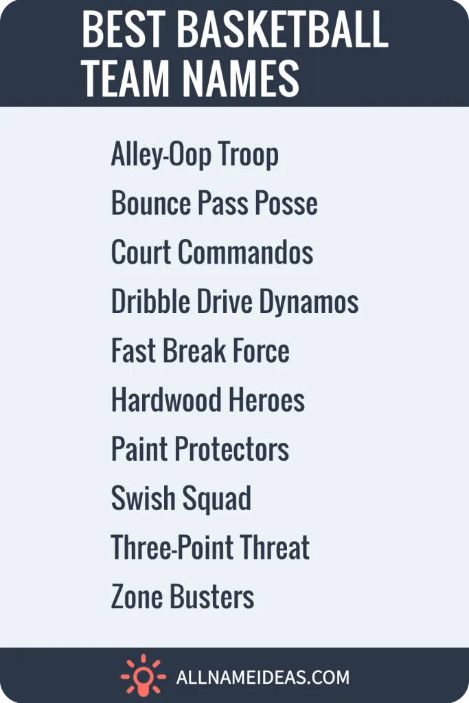 best basketball team names pinterest