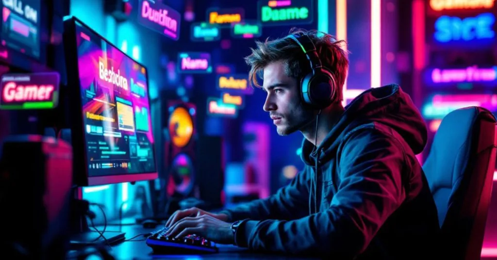 cool gaming names for boys